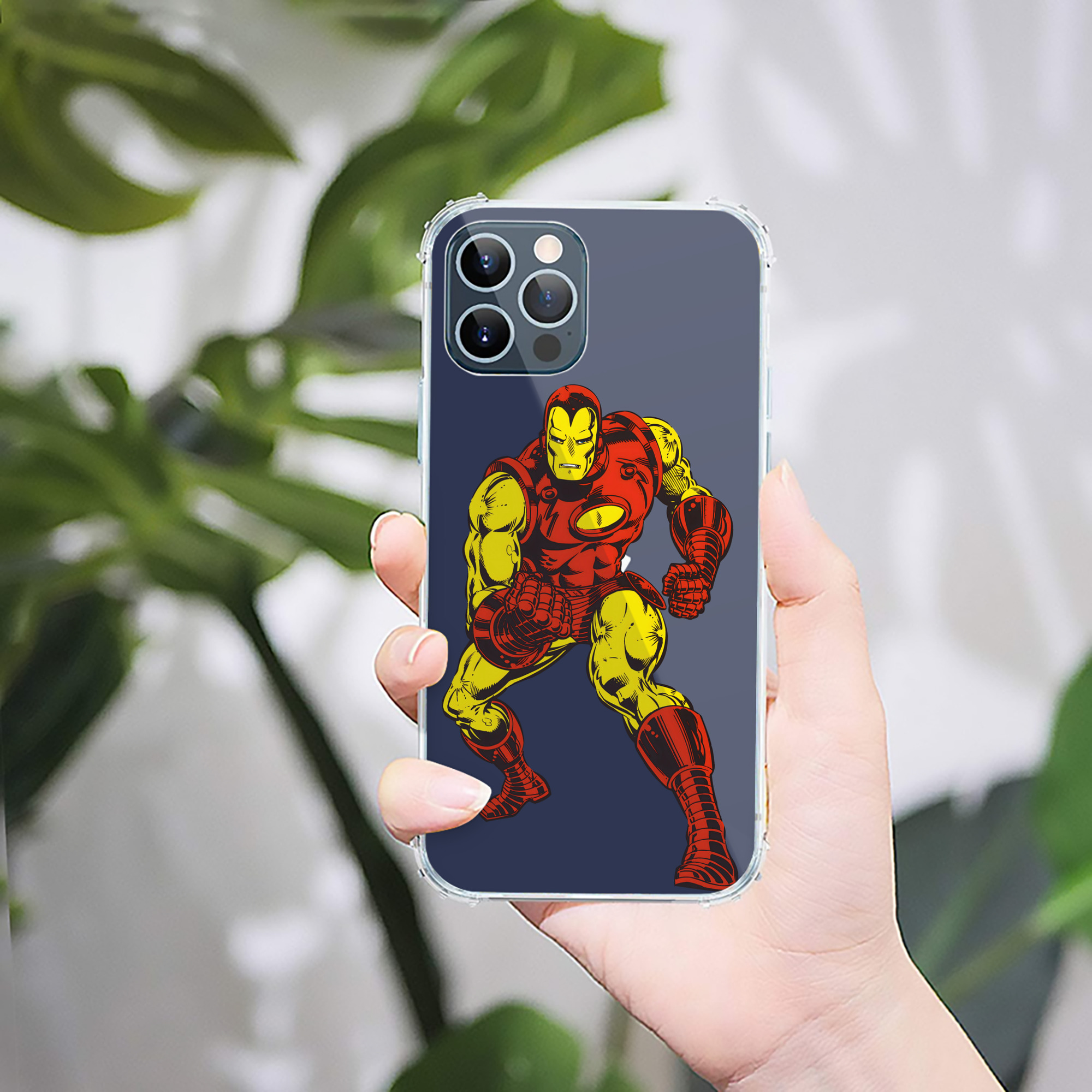 （画像用） アベンジャーズ The Avengers 【iPhone 12シリーズ対応】透明スマホケース（クリアソフトケース）
